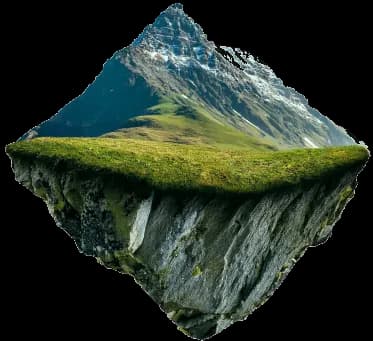 A floating mountain — the mission